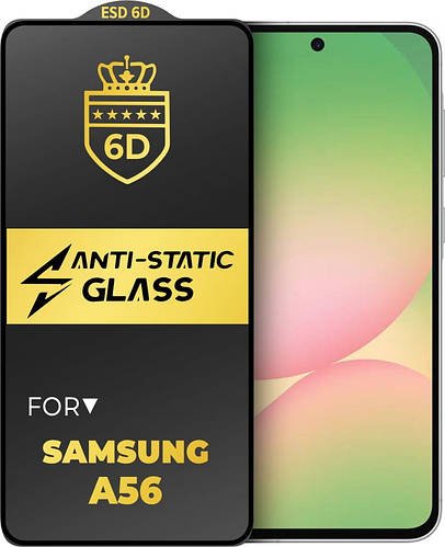 Захисне скло 6D Anti-Static Samsung Galaxy A56 A566 Glass Shield