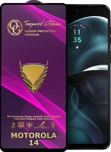 Захисне скло GoldenArmor Motorola Moto G14 (Full Glue)