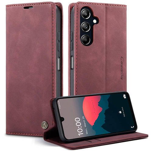 Чохол книжка з магнітом Samsung Galaxy A16 A165 CaseMe Wine