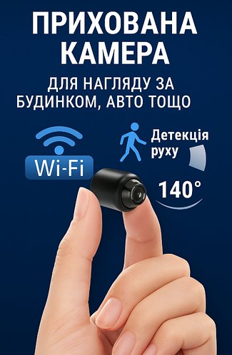 Міні прихована камера SQ12 Full HD 1080P компактність і якість у кишені
