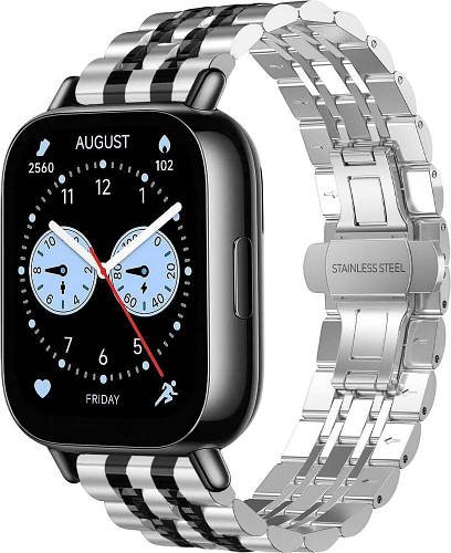 Металевий Браслет Spinye Line для Redmi Watch 5 Lite / 5 Active Silver Black