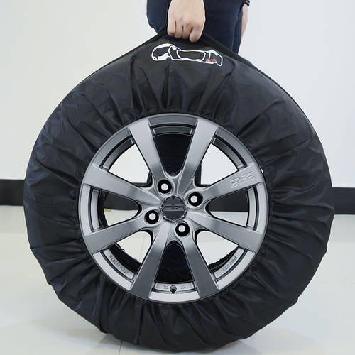 Комплект захисних чохлів для автомобільних шин розміру S 66 см Black R15-R18 Лучшая цена