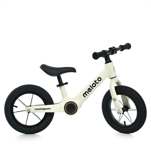Біговел дитячий PROFI KIDS (колеса гума 12 дюймів Wanda, магнієва рама) MBB 1048-4 Бежевий