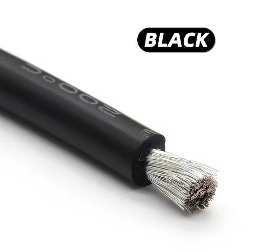 Дріт 22AWG "черний" у м'якій силіконовій термостійкій ізоляції