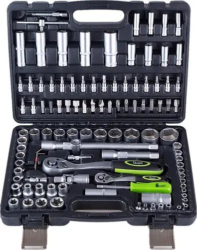 Набор инструмента 108ед., 1/4"-1/2" головки 6 граней NI-1108 WN-6 ALLOID Base - NI-1108 WN-6