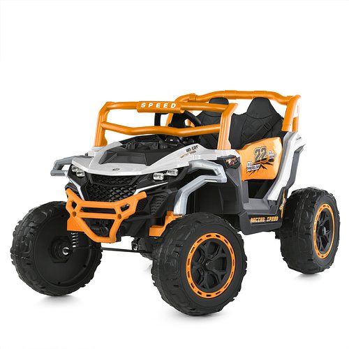 Електромобіль дитячий Баггі Bambi (2мотори 25W, 1ак12V7AH, MP3, USB, TF) M 6141EBLR-1 Білий