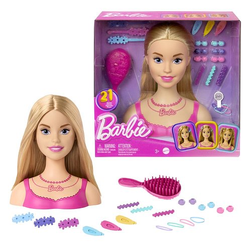 Лялька-манекен для зачісок Barbie Класика (аксесуари) HMD88