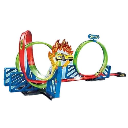 Трек Hot Wheels (машинка з інерцією, наклейки, у коробці) 6605