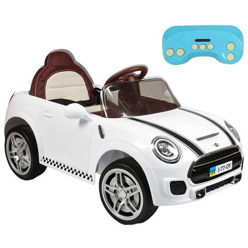 Електромобіль дитячий JOY (пульт, мотори 2*35W, акумулятори 2*6V4Ah) GS-31414 Білий