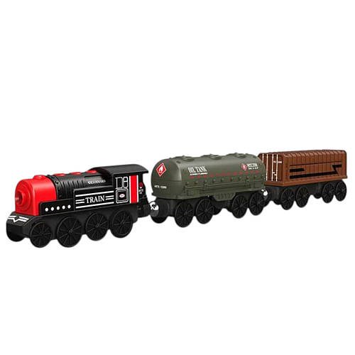 Поїзд іграшковий "Train" (на батарейках, магнітні вагончики, у коробці) AU7889