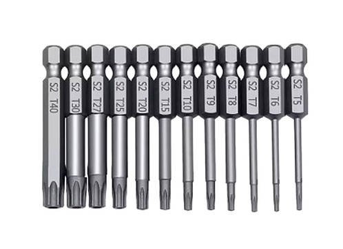 Набір біт Torx S2 12шт 50мм біти магнітні