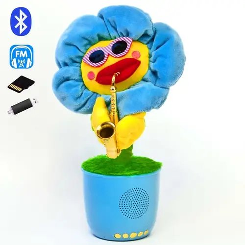 Танцююча і співаюча іграшка-квітка Dancing Flower G26 підключення Bluetooth для дорослих та дітей