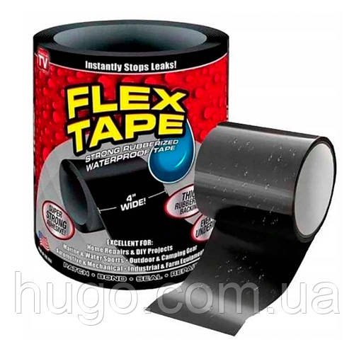 Водонепроникна ізолента 150×20см, 1шт, FLEX TAPE MA-270 / Суперміцна скотч стрічка
