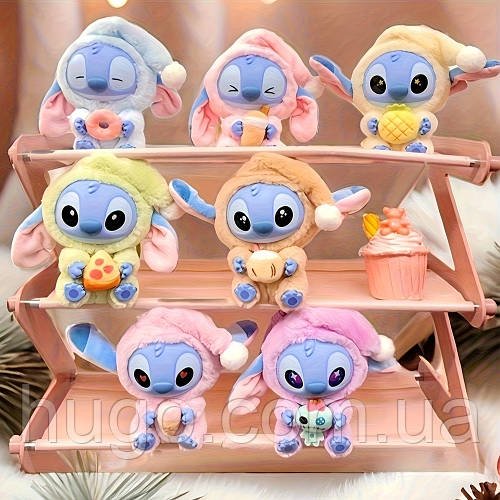 Іграшка брелок Стіч 16см, Сюрприз / Stitch / Фігурка брелок Стіч / Фігурка Стіч / М'яка іграшка стіч / Лабубу