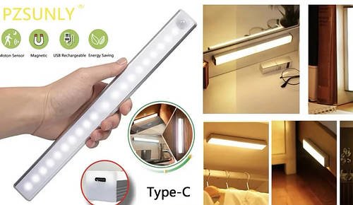 Бездротова підсвітка для дому 50 см із датчиком руху Cabinet light HP227