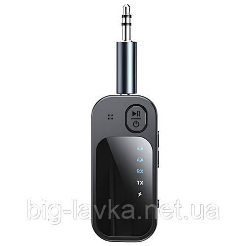 Bluetooth-адаптер 2 в 1 з підтримкою TF-картки  Чорний