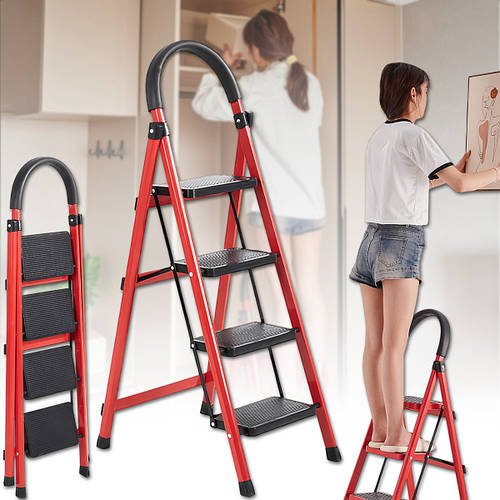 Сходи складні 116х60х42 см на 4 ступені з максимальним навантаженням до 150 кг