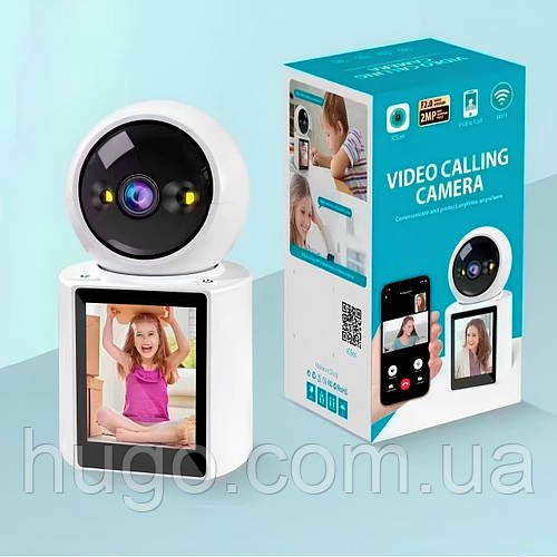 Цифрова відеоняня V3 iCSee 2,8" WiFi USB / Поворотна WiFi камера / Радіоняня / Бездротова камера