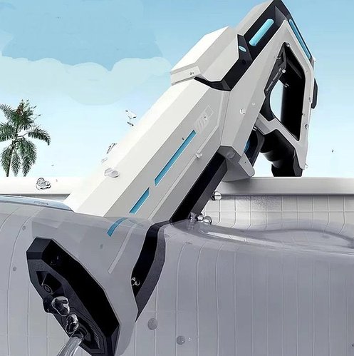 Водний бластер з насосом Zomer дитячий електричний водяний пістолет на акумуляторі