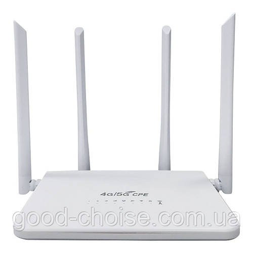 Wi-Fi роутер 4G/5G із слотом для SIM-карти, 300Mbps, R103 / Роутер модем / Маршрутизатор / Роутер для дому