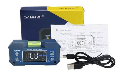 Кутомір акумуляторний електронний цифровий інклінометр двоосьовий 4*90° Shahe 5346