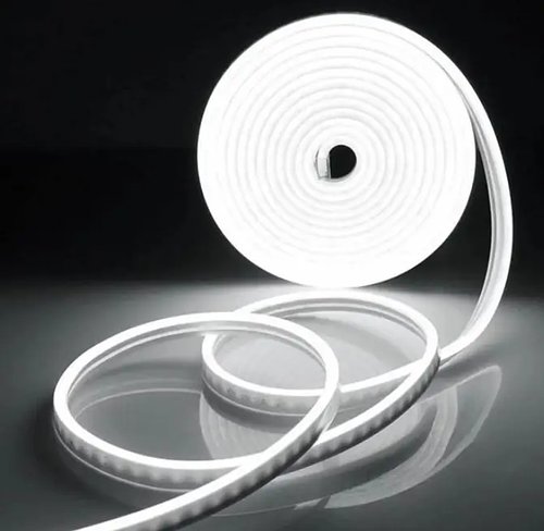 Неонова LED стрічка 3 м, холодний білий світло, USB живлення, водонепроникна