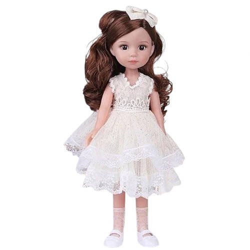 Лялька Sennby Baby (висота: 34 см, імітація скляних очей, взуття, у коробці) MN 335