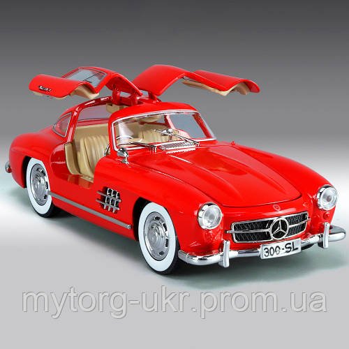 Модель машинки Mercedes-Benz 300SL 1:24  Червоний