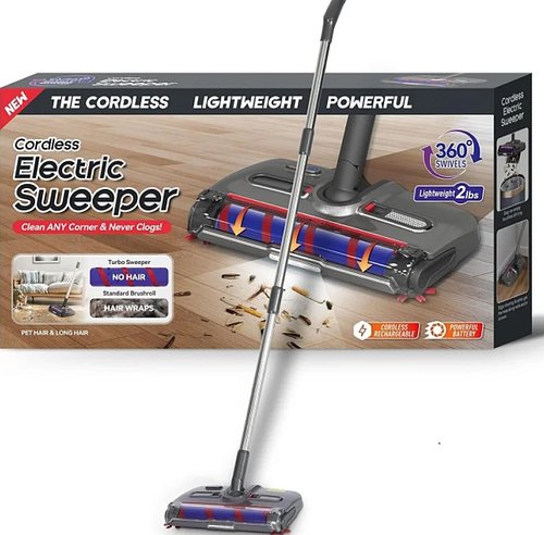 Електровіник Cordless Hand Sweeper 360, бездротовий, акумулятор 2500 мАг, 65 хв роботи, LED