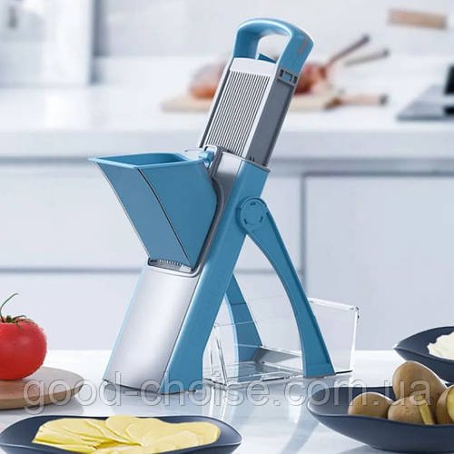 Терка для овочів Vegetable cutter 223-6 / Овочерізка ручна / Кухонний слайсер для овочів / Мультислайсер