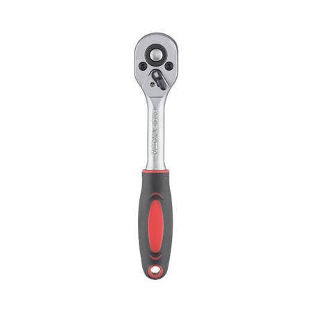 Ручка з храповим механізмом на 24 зуби 1/4'', Cr-v INTERTOOL HT-2104