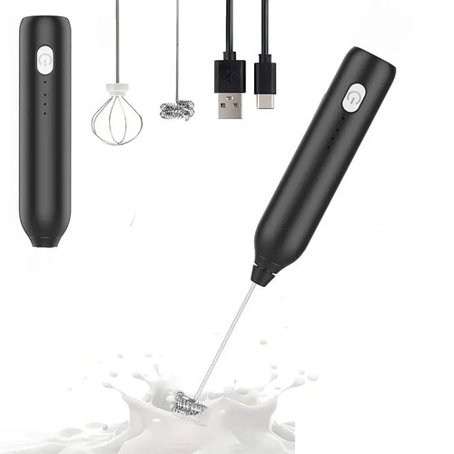 Капучинатор акумуляторний Milk Frother 307 USB Black
