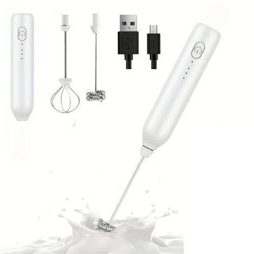 Капучинатор акумуляторний Milk Frother 307 USB White