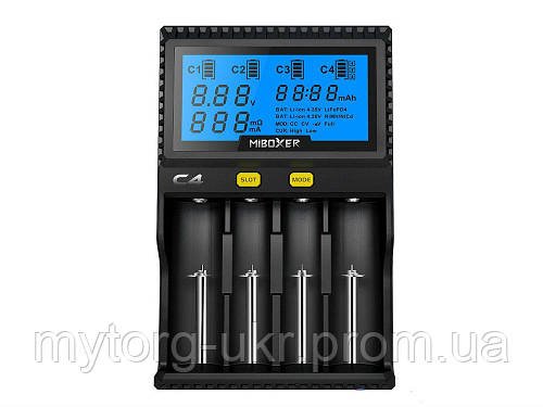 Інтелектуальне зарядний пристрій Miboxer 18650 C4