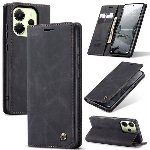 Чохол-книжка з магнітом Xiaomi Redmi Note 14 (версія Global) CaseMe Black