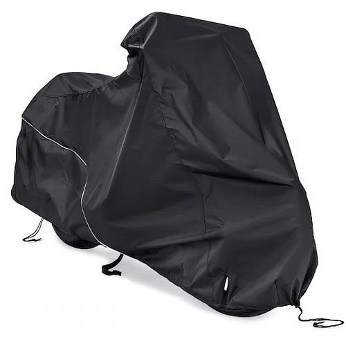 Захистний водонепроникний чохол-тент для мотоцикла Waterproof Cover Розмір  "L" 195х140 см Чорний