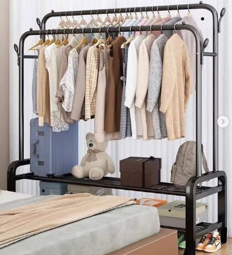 Вішалка-стійка для одягу (метал, до 40 кг) Ш96хВ162хГ44 SN27