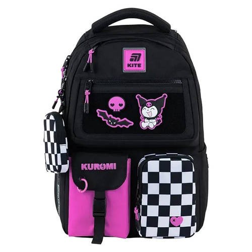 Шкільний рюкзак Kite Education teens Kuromi (з 9-12 років, зріст 130-145 см) HK25-2587M-2