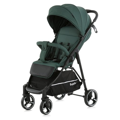 Коляска прогулянкова дитяча Bambi M 4249-2 Hunter Green Matt Зелена