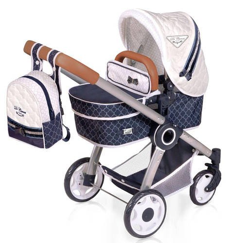Коляска для ляльок 3в1 DeCuevas з сумкою (розмір 41-62-70см) 80537
