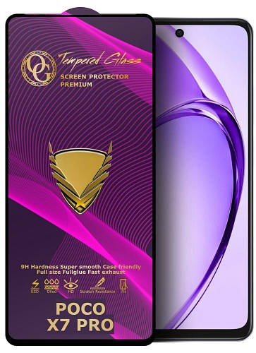 Захисне скло GoldenArmor Poco X7 Pro (Full Glue)
