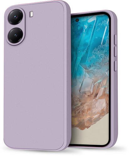 Силіконовий чохол HardCorner Poco X7 Pro (з мікрофіброю) Lilac