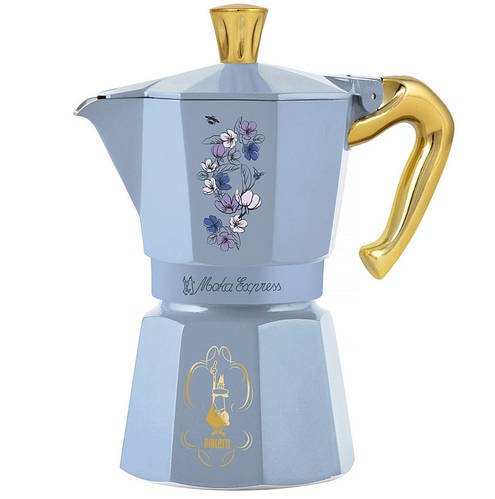 Гейзерна кавоварка Bialetti Moka Express Bridgerton 270 мл. 6 чашок