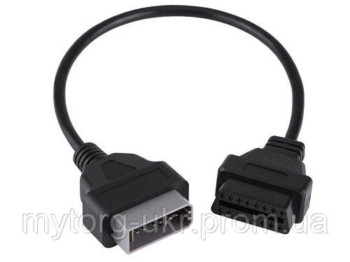 Кабель-перехідник для Nissan 14 pin до 16 pin OBD2