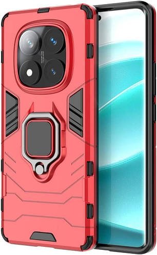 Протиударний чохол Xiaomi Redmi Note 14 Pro (підставка-кільце) Red
