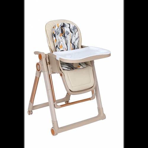 Стілець для годування Adbor Glamour 3 в 1 beige (регулюється висота та нахил спинки) Бежевий