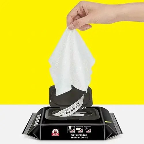 Універсальні серветки для догляду за взуттям Shoe Shine Wipes 80шт, що очищають та відновлюють блиск