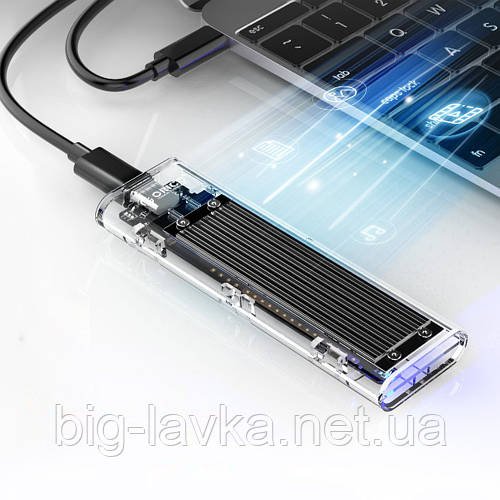 Кейс для NVMe mSATA/M2 NGFF Orico USB Type-C TCM2-C3 10 Гбит/с