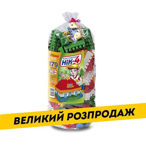 Набір конструктора Юніка НІК-4 (179 деталей) 0910