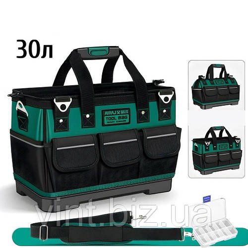 Зміцнена сумка для зберігання та перенесення інструментів 18 дюймів (42х24х29см) 30 літрів